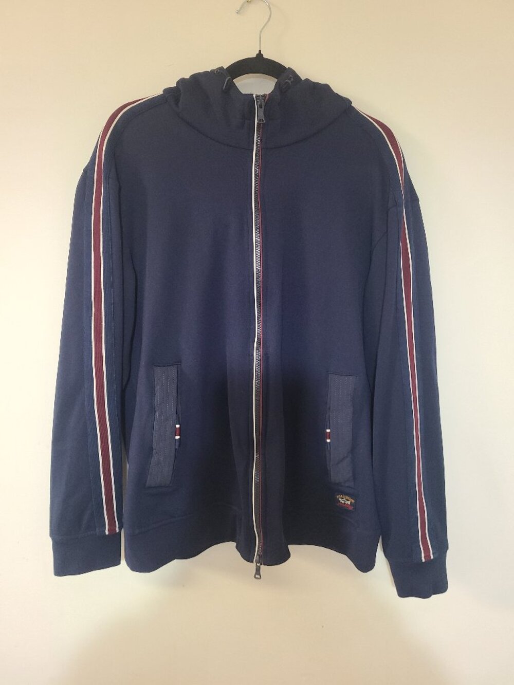Paul & Shark Navy Blue Soft Zip‑up Hoodie